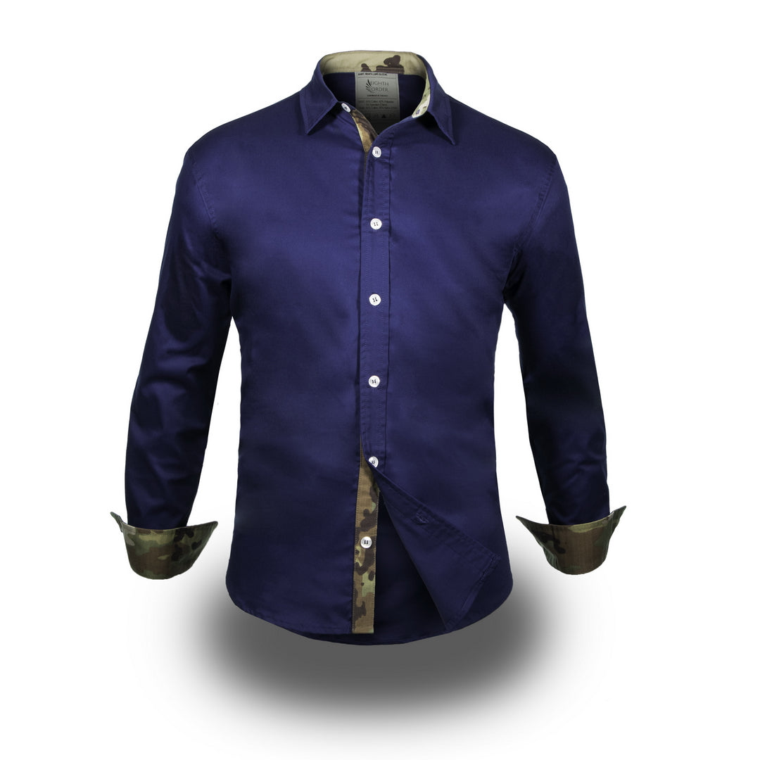 Gray Label Long Sleeve Shirt Blue