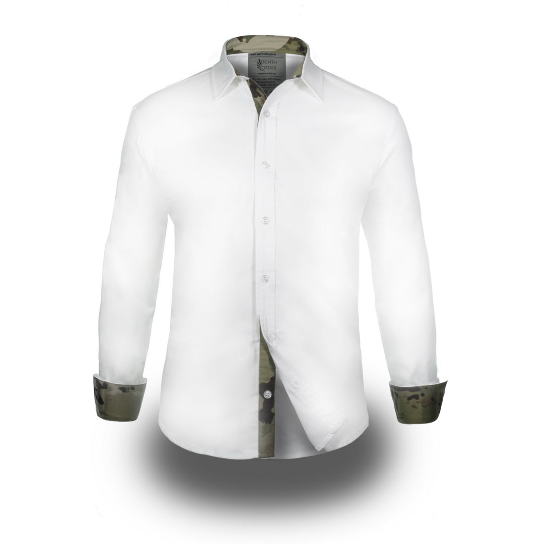 Grey Label Multicam Long Sleeve Shirt White